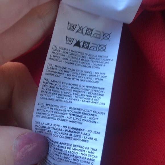 Kappa Womens 222 Banda Wanniston Slim Jacket - Dark Red/Black - Picture 11 of 11